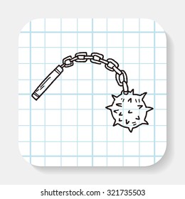 iron mace doodle