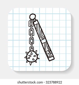 iron mace doodle