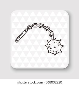 iron mace doodle