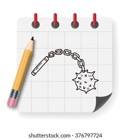 iron mace doodle
