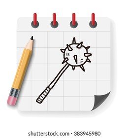 iron mace doodle