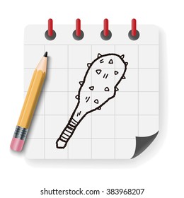 iron mace doodle