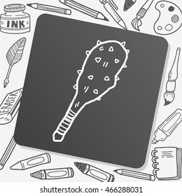 iron mace doodle