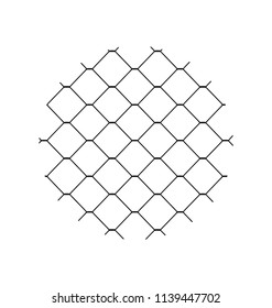 Iron mesh vector isolated on white background for your web and mobile app design