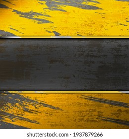 Iron metal background with assembly strips. Construction industrial template.