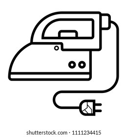 Iron Minimalistic icon vector