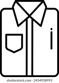 Iron outline icon vector illustration