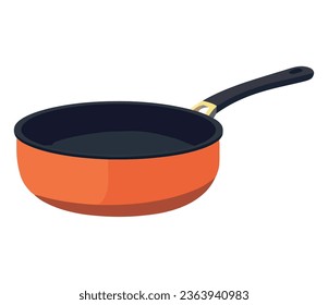 Eisenpfanne-Design auf Weiß