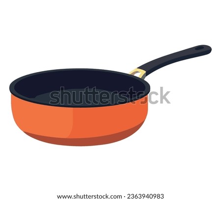 iron pan design over white