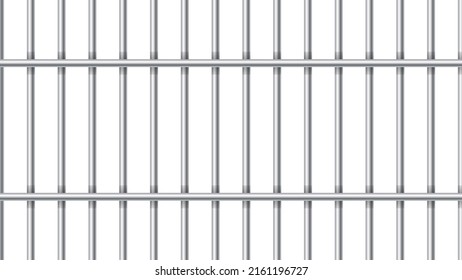 Iron prison cage vector background.