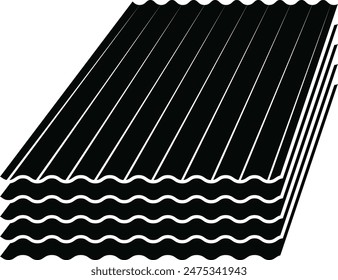 Iron Sheets, Construction, Roofing Icon