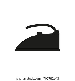 Iron silhouettes Vector black icon on white background