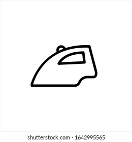 Iron simple line icon vector illustration