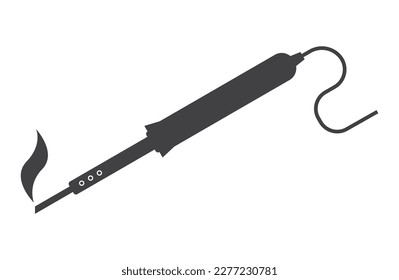  iron soldering work tool icon isolate on white background