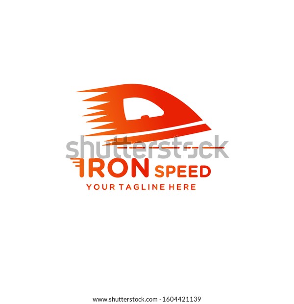 Iron Speed Logo Design,Vector Illustration for\
Company Logo,etc