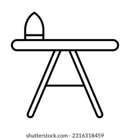 Iron Table Icon Design For Personal And Commercial Use.