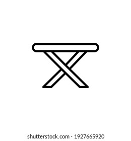 Iron Table icon in vector. Logotype