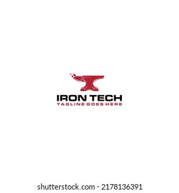 Iron Tech Logo Sign Design