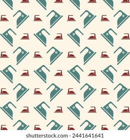 Iron unique trendy multicolor repeating pattern vector illustration background
