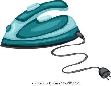 Imagen animada de arte vectorial de hierro