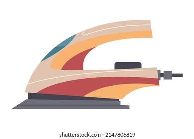 Iron vector cartoon illustration isolated on a white background.