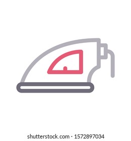 iron vector color line icon 