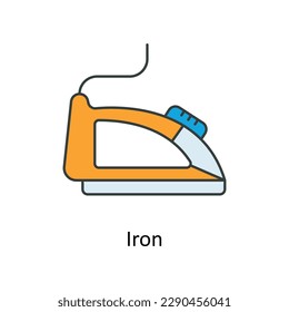 Iron Vector   Fill outline Icons. Simple stock illustration stock