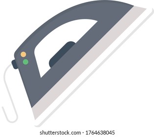 iron vector flat color icon 