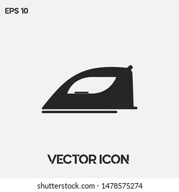 Iron vector icon illustration. Premium quality.