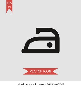 Iron vector icon, illustration symbol