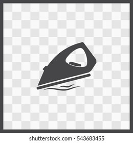 Iron vector icon. Isolated illustration. Business picture.