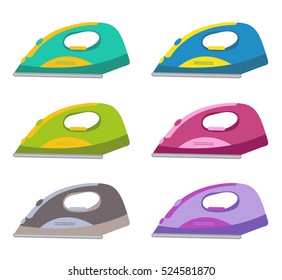 Iron vector icon isolated on a white background