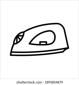 Icono del vector de hierro sobre fondo blanco. colores modificables eps 10
