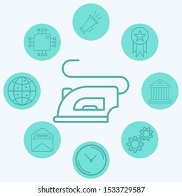 Iron vector icon sign symbol