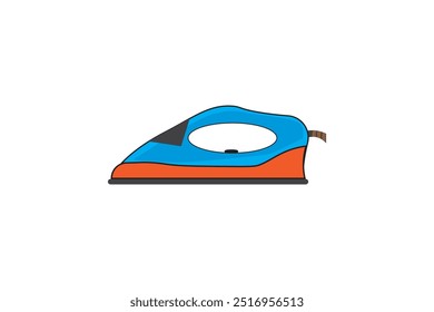 Iron vector illustration graphics design for web and app design, marketing, advertising, branding projects, and print and digital media mockups.