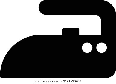 ilustración del vector de hierro sobre un fondo transparente. Símbolos de calidad superior. Iconos vectoriales de glifos para diseño de conceptos y gráficos.