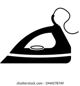 ilustración vectorial de hierro en silueta o diseño plano, se puede utilizar para logotipos, símbolos y otros fines comerciales