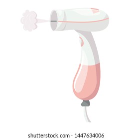 Iron vector, ironing electric household appliance steamer of laundry housework illustration irony housekeeping set of hot irony steam equipment isolated on white background