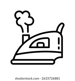 Icono de contorno de Vector de hierro. Archivo Eps 10