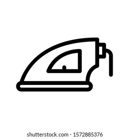 iron vector thin line icon 