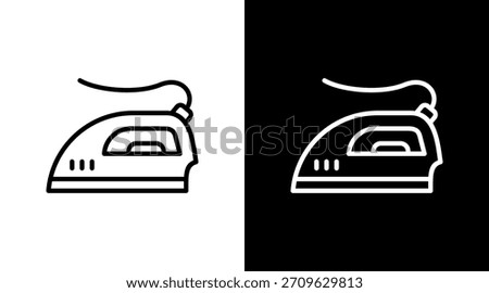 Iron White Icon Set Design