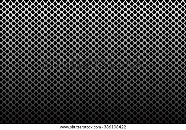 黒いグラデーションの背景に鉄線のメッシュパターン ベクターイラスト のベクター画像素材 ロイヤリティフリー