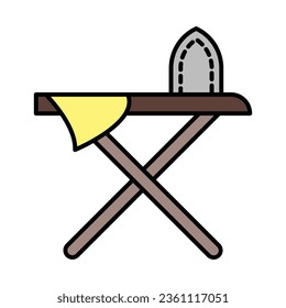 Ironing Board Icon Design For Personal And Commercial Use