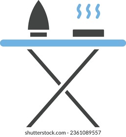 Icono de la placa de planchado. Adecuado para aplicaciones móviles.
