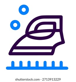 Ironing board icon. An linear vector illustration of ironing board isolated on white background.