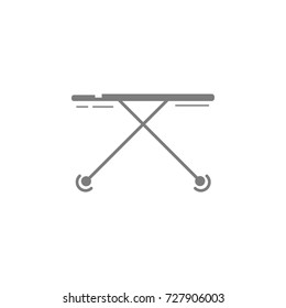 ironing board icon on white background