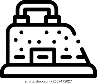 ironing board icon. Thin Linear Style Design Isolated On White Background