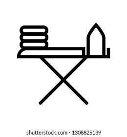 ironing board icon vector