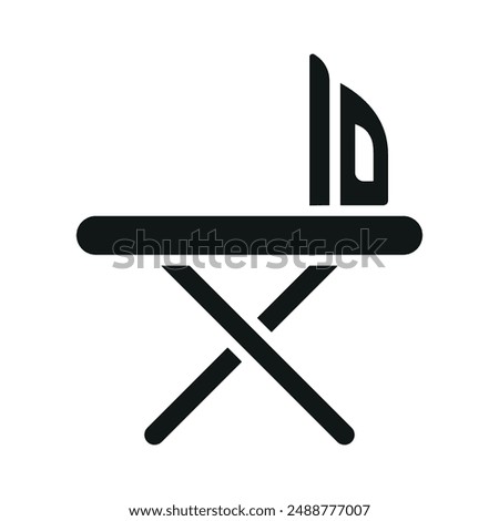 Ironing board icon vector design templates simple and modern