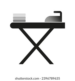 Ironing board icon. Vector illustration. EPS 10.